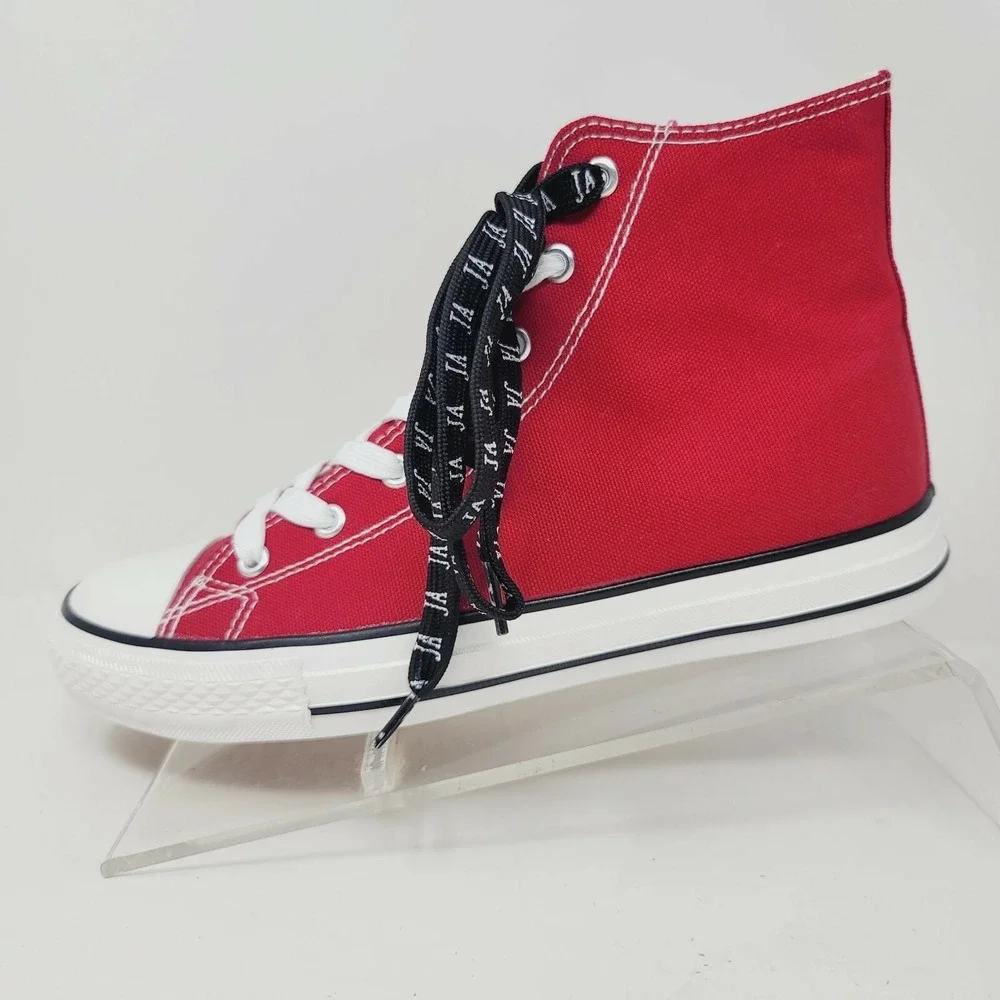 Jenn Ardor Sneakers Women's Sz 9.5 M High Top Red Canvas